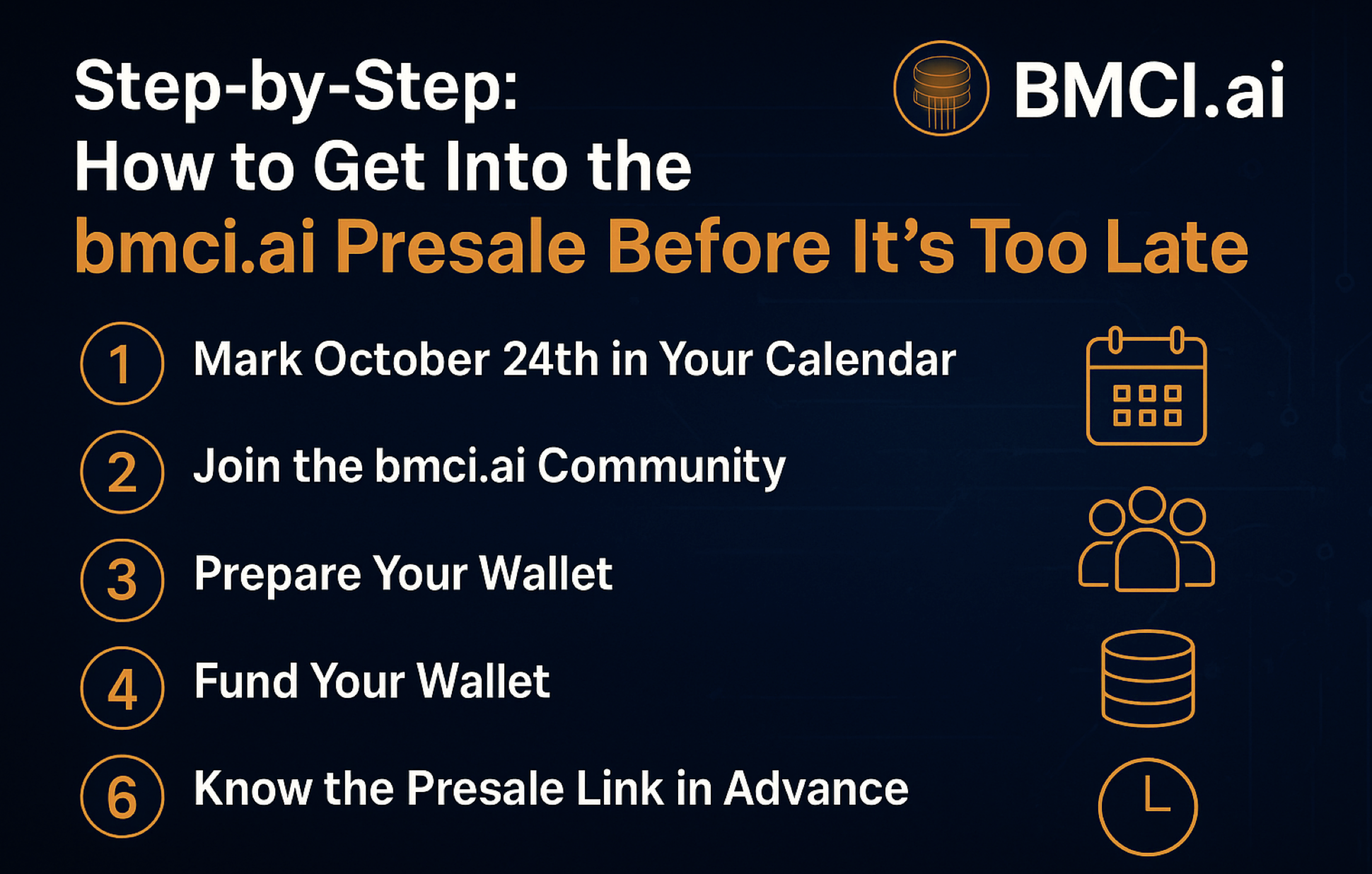 Step-by-Step: How to Get Into the bmci.ai Presale Before It’s Too Late
